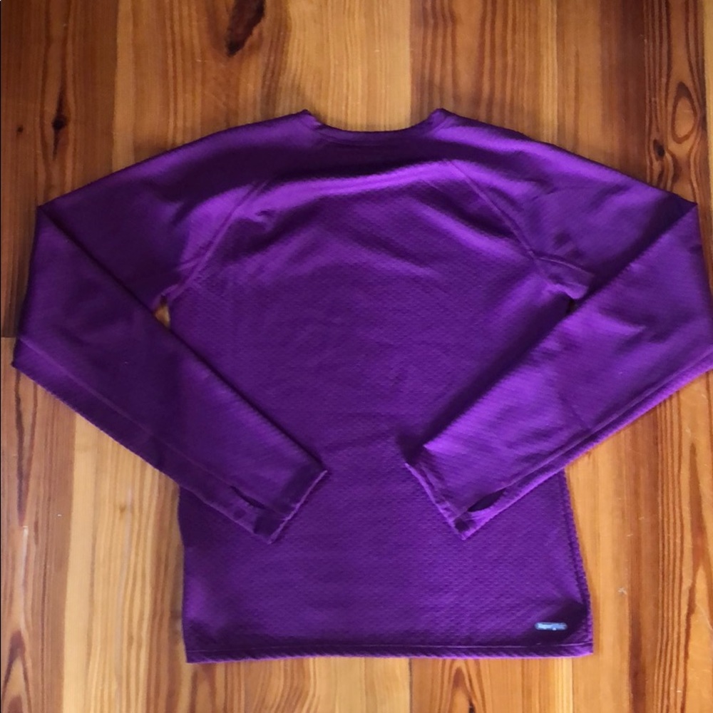 The north face long sleeve purple cold gear - Picture 2 of 5